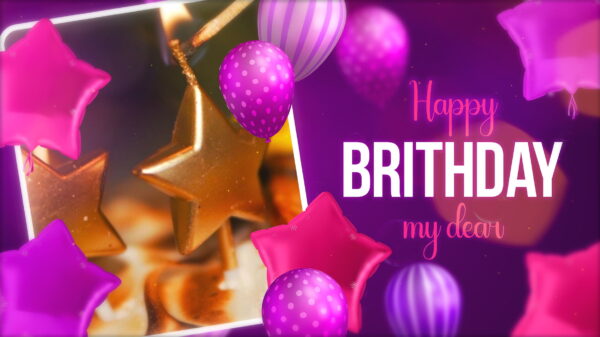 Animated Happy Birthday Card | StudioVideo-hd