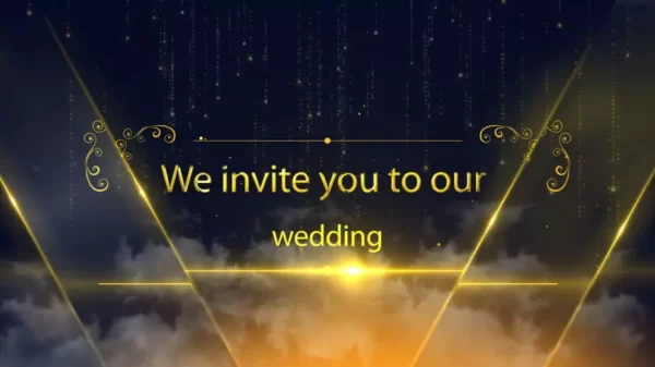 wedding invitation video