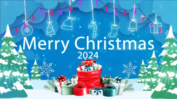 Merry Christmas message video