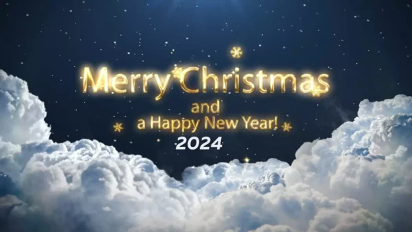 Happy Christmas animation video