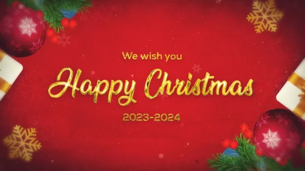 WhatsApp merry Christmas video