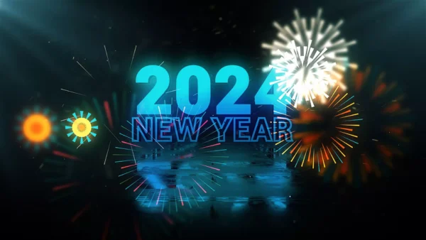 New Year countdown 2024