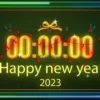 Countdown screensaver 2023