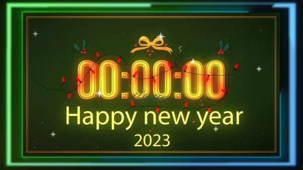 Countdown screensaver 2023