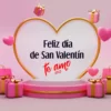 💘 Feliz día de San Valentín amiga postal animada