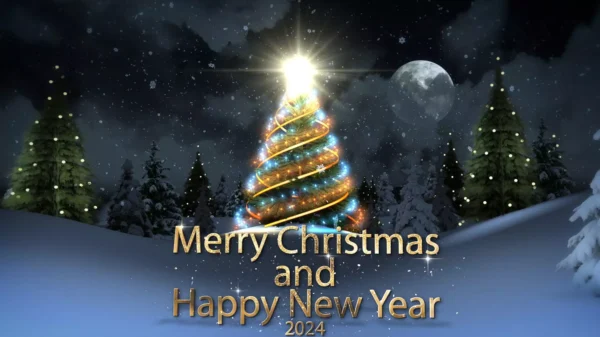 Merry Christmas Wishes 2024 Video || StudioVideo-hd.com