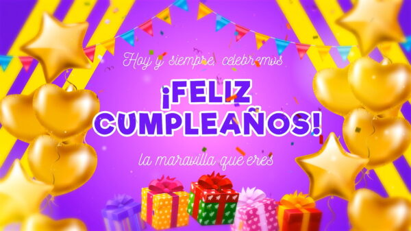 Video de feliz cumpleaños personalizado | StudioVideo-hd