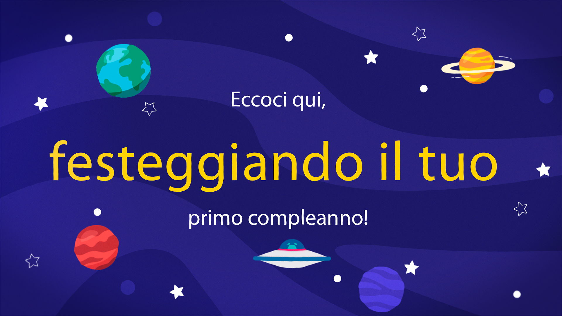 Auguri Buon Compleanno 1 Anno | StudioVideo-hd