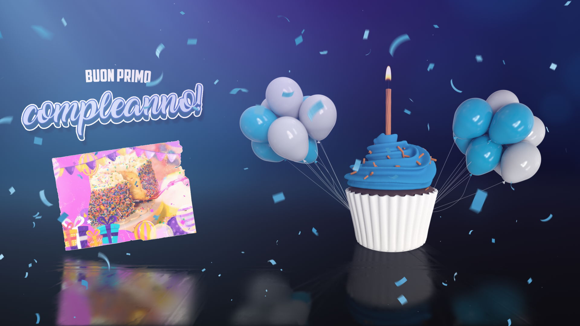 1 Compleanno Bimbo Auguri | StudioVideo-hd