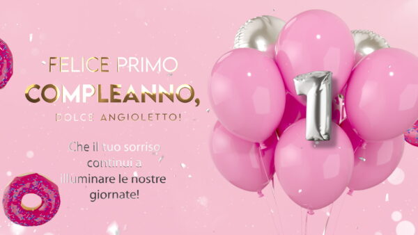 Tanti Auguri 1 Anno Bimba | StudioVideo-hd